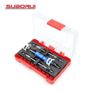 82 Degree Carbide Tipped Countersink Drill Bit Set With Adjustable Depth Stop