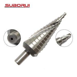 HSS 6542 Unibit Hex Shank 3pc Spiral Grooved Step Drill Bit for Metal
