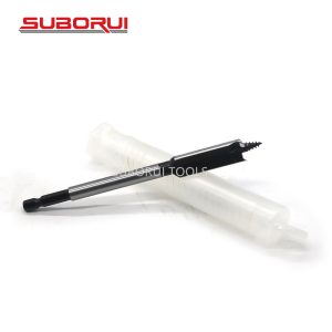 Hex Shank 3 Flute Self-Cut Speed Flat Wood Spade Drill Bit