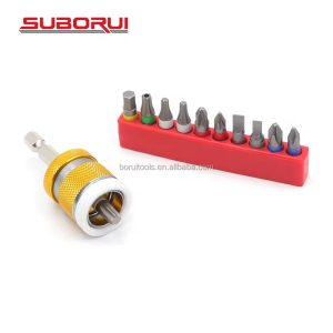 1/4" Hex Adjustable Electric Accessories Bit Holder Screwdriver Bit Set